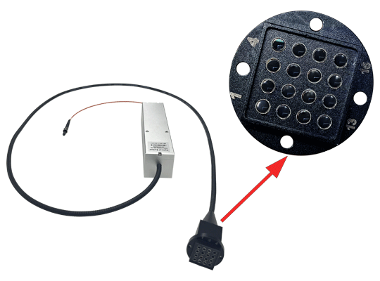 1&times;16 多模光開(kāi)關(guān)（可見(jiàn)光波段，陣列輸出） - 廣西科毅光通信