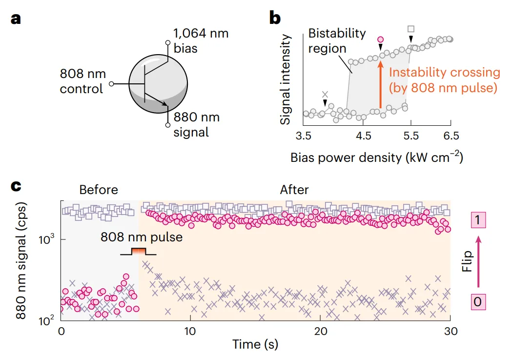 雪崩納米粒子ANPs的光開(kāi)關(guān)