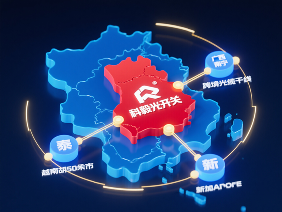 中國-東盟跨境光纜網(wǎng)絡(luò )光開(kāi)關(guān)部署節點(diǎn)