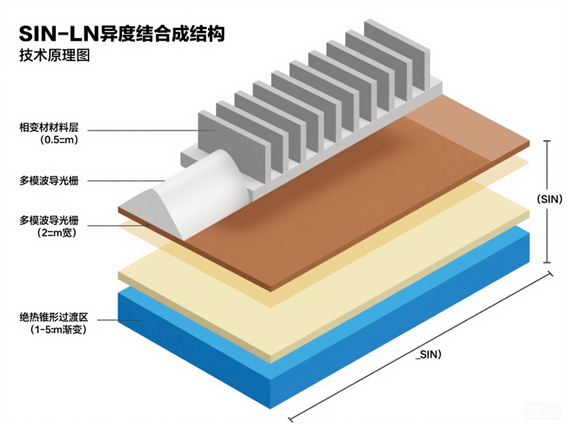 MEMS光開(kāi)關(guān)異質(zhì)集成結構