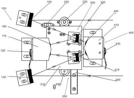 MEMS光開(kāi)關(guān)矩陣多光束切換工作原理圖 MEMS光開(kāi)關(guān)矩陣多光束切換工作原理圖