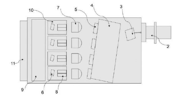 傳統多通道光器件設計圖 - 廣西科毅光通信