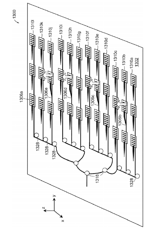 包括分路樹(shù)和至少兩種類(lèi)型的光開(kāi)關(guān)的光開(kāi)關(guān)陣列系統的透視圖 - 廣西科毅光開(kāi)關(guān)