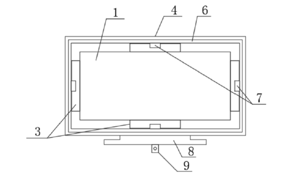 抗干擾保偏型磁光開(kāi)關(guān)屏蔽框結構示意圖 - 廣西科毅光通信