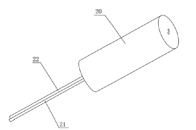 一種反射式保偏光隔離器中光纖毛細管的示意圖 - 廣西科毅光開(kāi)關(guān)