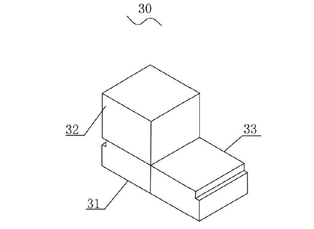 一種反射式保偏光隔離器中隔離組件的示意圖 - 廣西科毅光通信