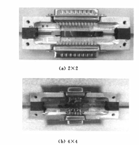 2×2與4×4波導矩陣光開(kāi)關(guān)實(shí)物 - 廣西科毅光通信