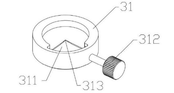 限位端蓋立體結構示意圖 - 科毅光通信