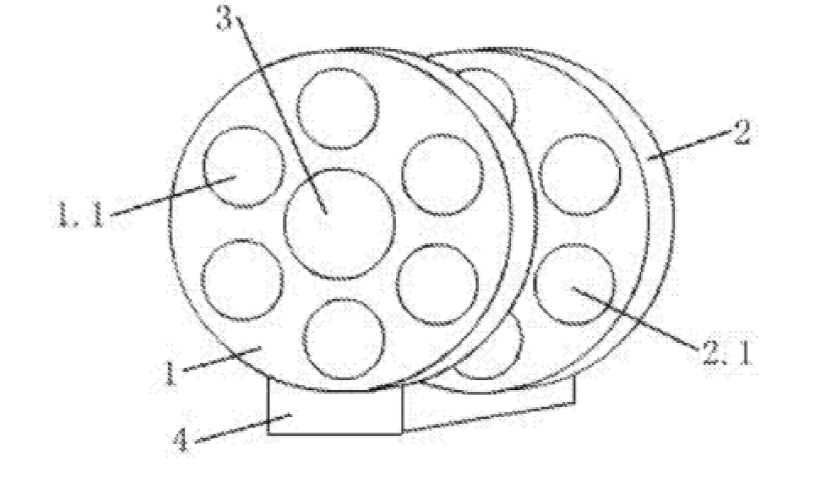 ALT標簽：可調式激光衰減器結構示意圖 - 廣西科毅光通信