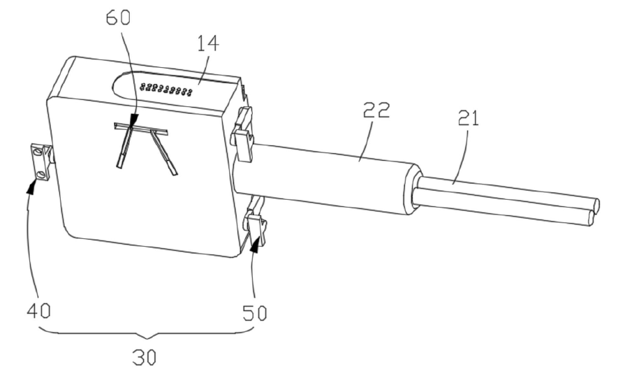 光開(kāi)關(guān)調(diào)節(jié)組件裝配示意圖 - 廣西科毅光通信