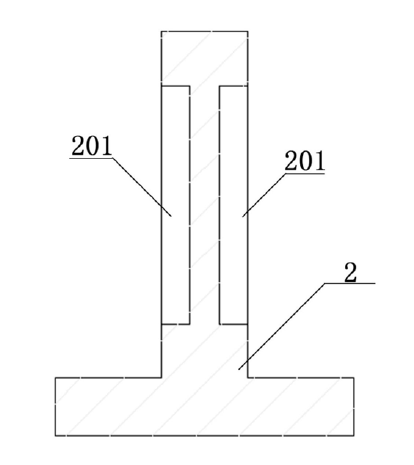 二氧化碳激光光開(kāi)關(guān)反射鏡座剖視圖 - 廣西科毅光通信